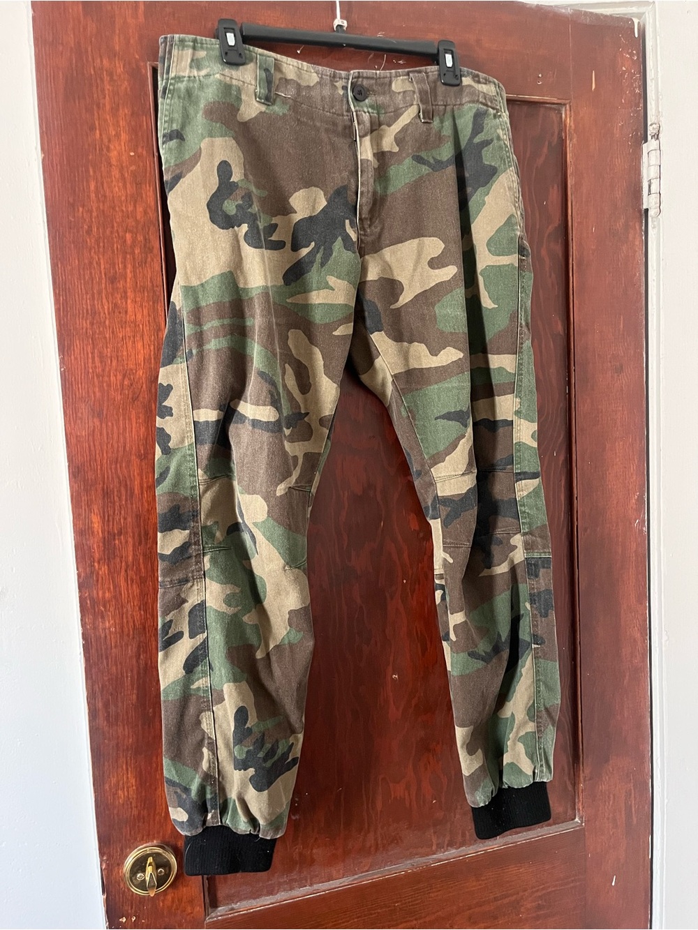 Kith New York Camouflage Men's Jogger Pants 33 skinny - Green Camo